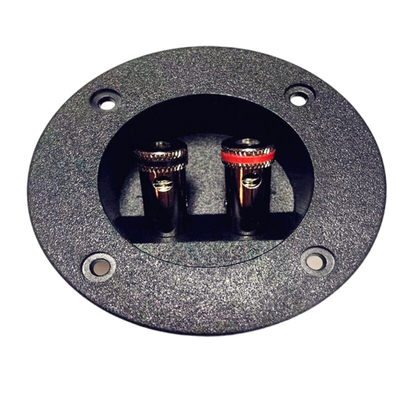 2 Way Speaker Junction Box Speaker Binding Post Cup for Subwoofer Installation