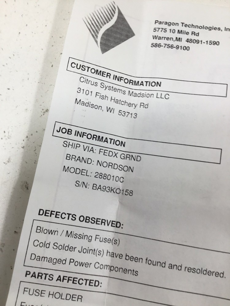 REFURBISHED Nordson 288010C Control Module