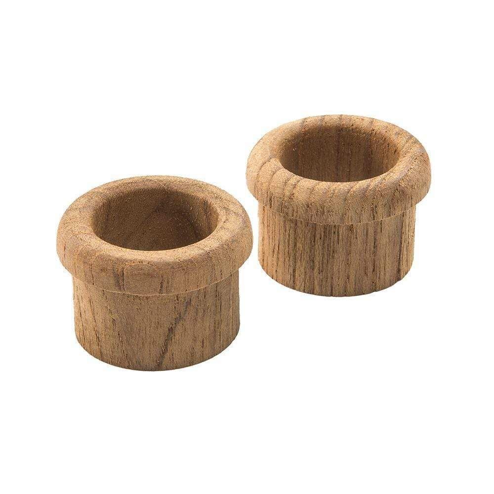 Whitecap Teak Finger Pull 5/8" Barrel 2-pk #60145-A