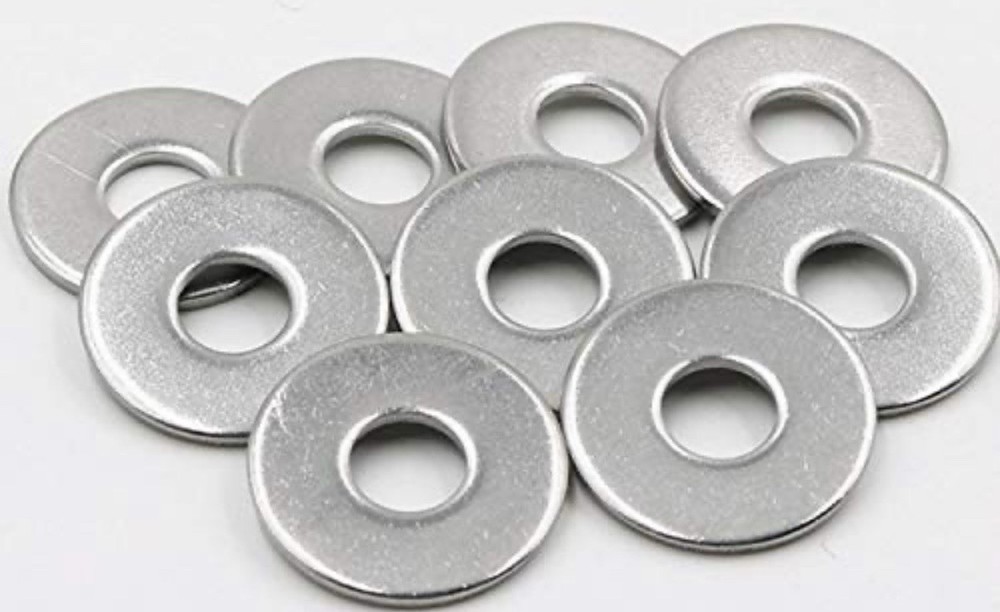 1/4 stainless steel flat washers-pack 100 Quantity-