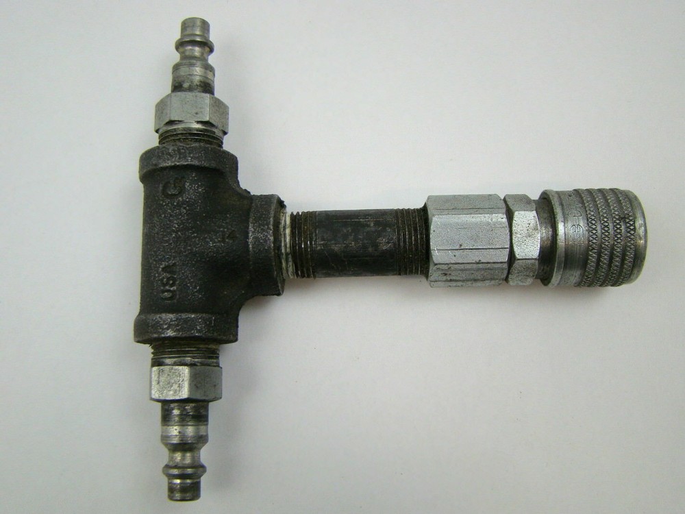 Air Pneumatic Quick Connect T Coupler 3/8 "
