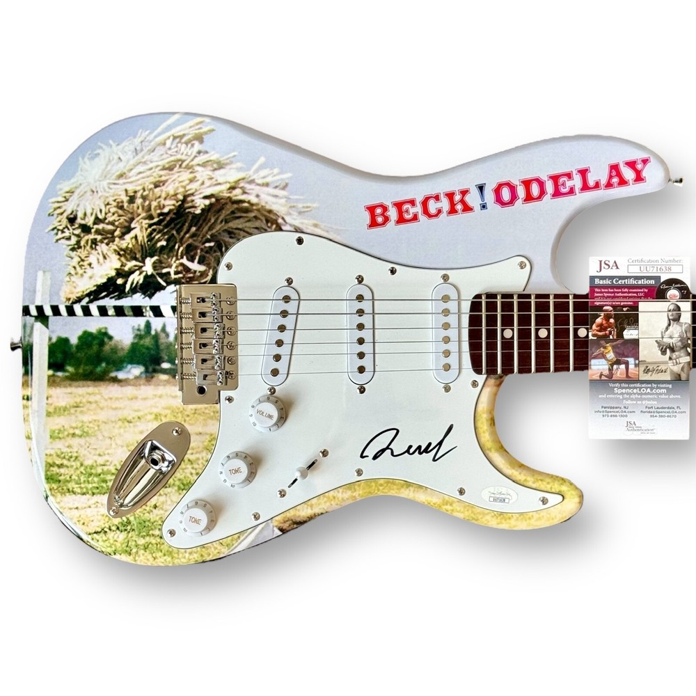 Beck Signed Guitar Custom Graphics JSA COA Beck! Odelay