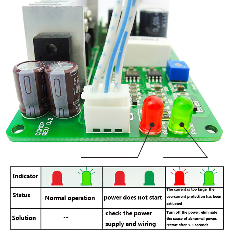 DC 10-40V 10A PWM Brush Motor Speed Controller Governor Current limiter Module