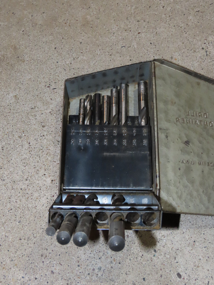 Drill Container INDEX ORGANIZER Tool Box Partial Set Made in USA Storage