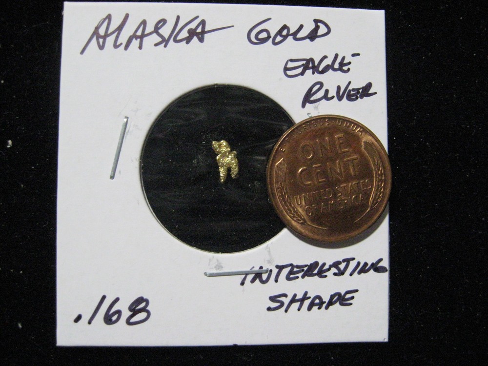 ALASKA GOLD NUGGETS EAGLE RIVER AREA  .168