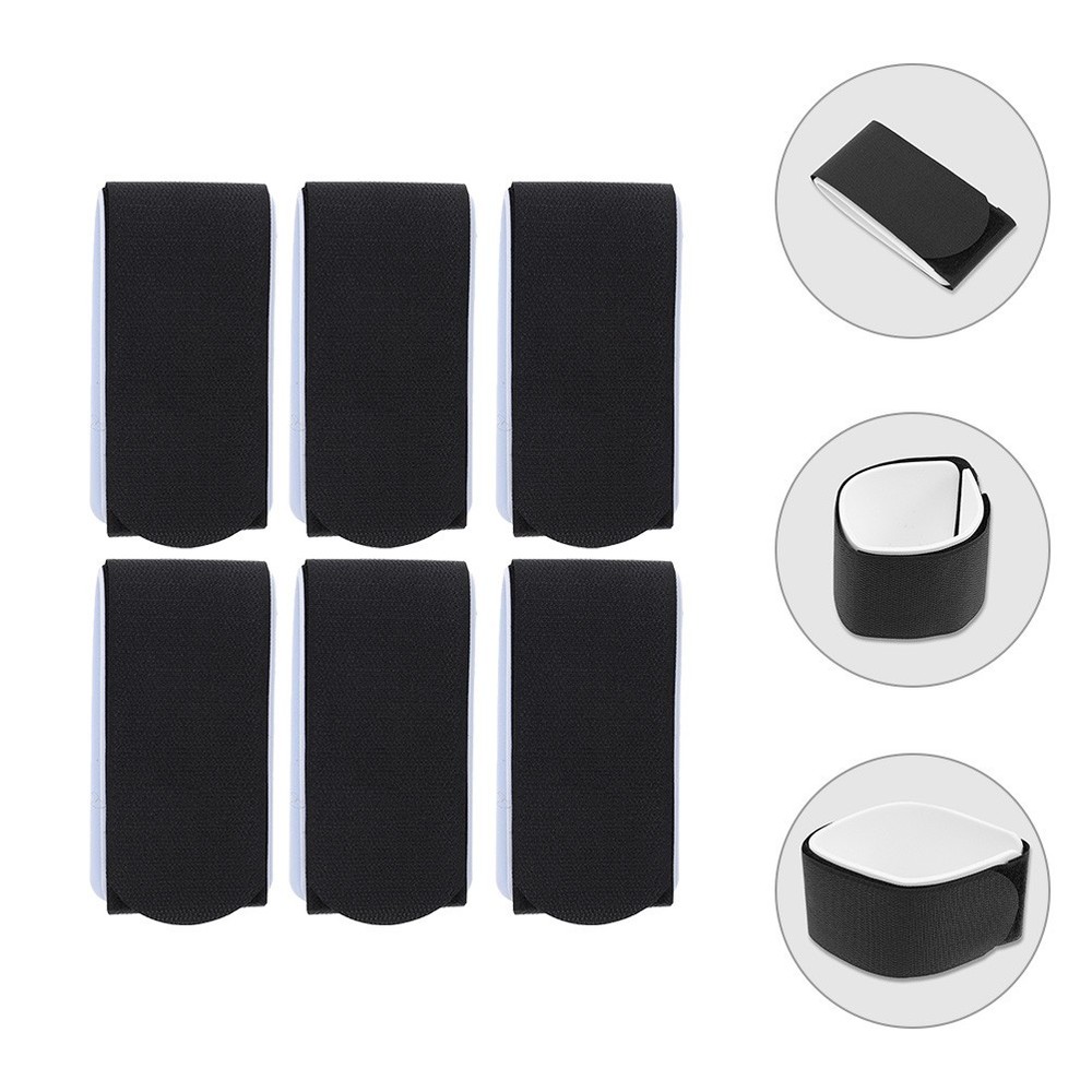 6 Pcs Skiing Board Fixing Band Binding Straps Snowboard Accessory