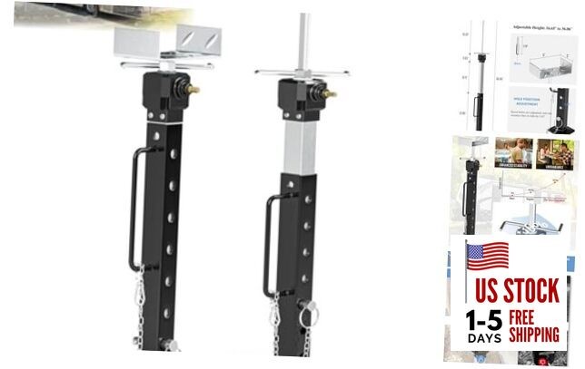 2026 Upgraded RV Slide Out Supports Stabilizer Jacks, [Allow Drill Silver