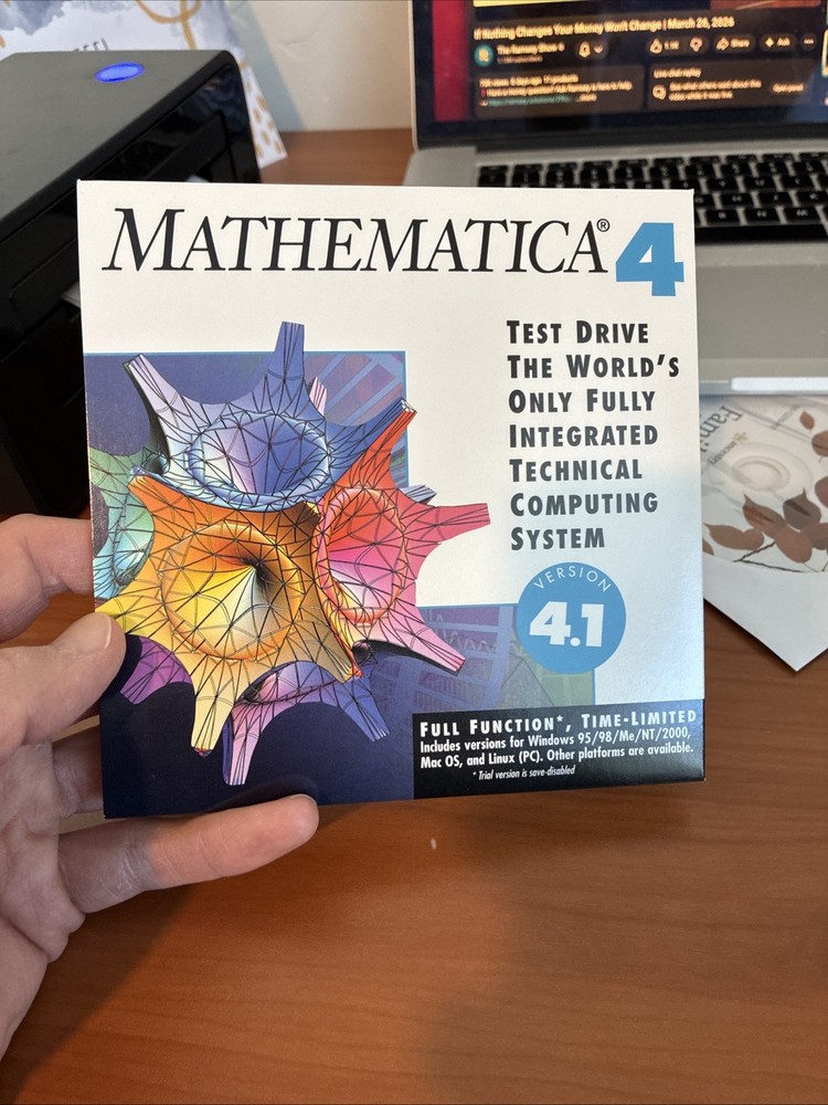 Mathematica 4.1 (PC CD-ROM - Windows 95/98/NT/2000) Trial Version