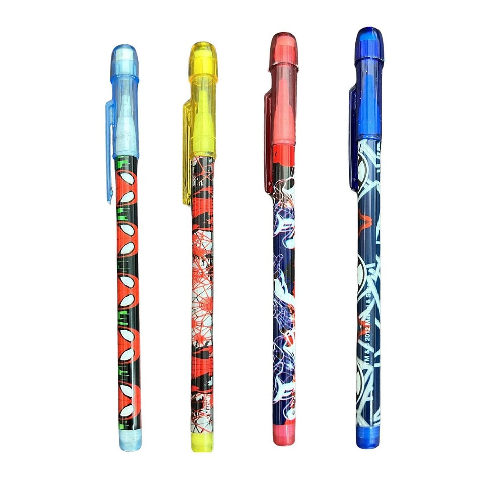 Ultimate Spider‑Man Pop‑Up Pencil: 4 Pack