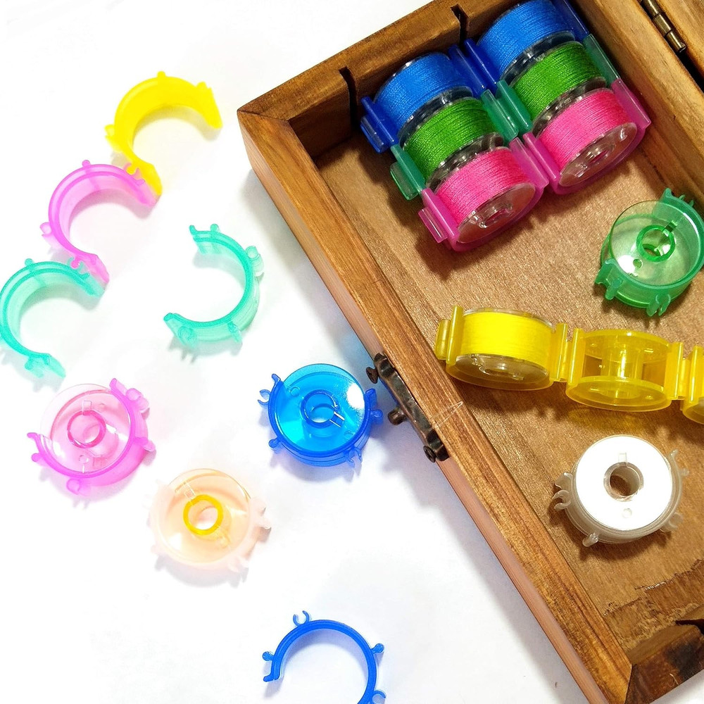50 pcs/Pack Sewing Bobbin Small Clips Sewing Tool Clip Accessory Bobbin Holder C