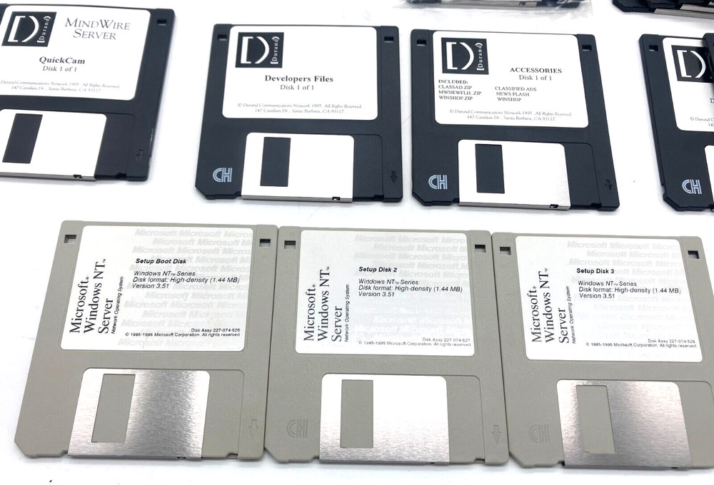 Durand Mindwire Manuals and Floppy Discs LOT