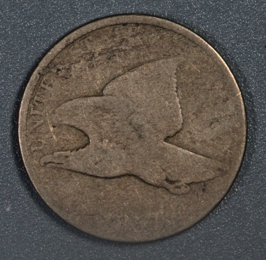 1857 Flying Eagle Cent - AG - About Good