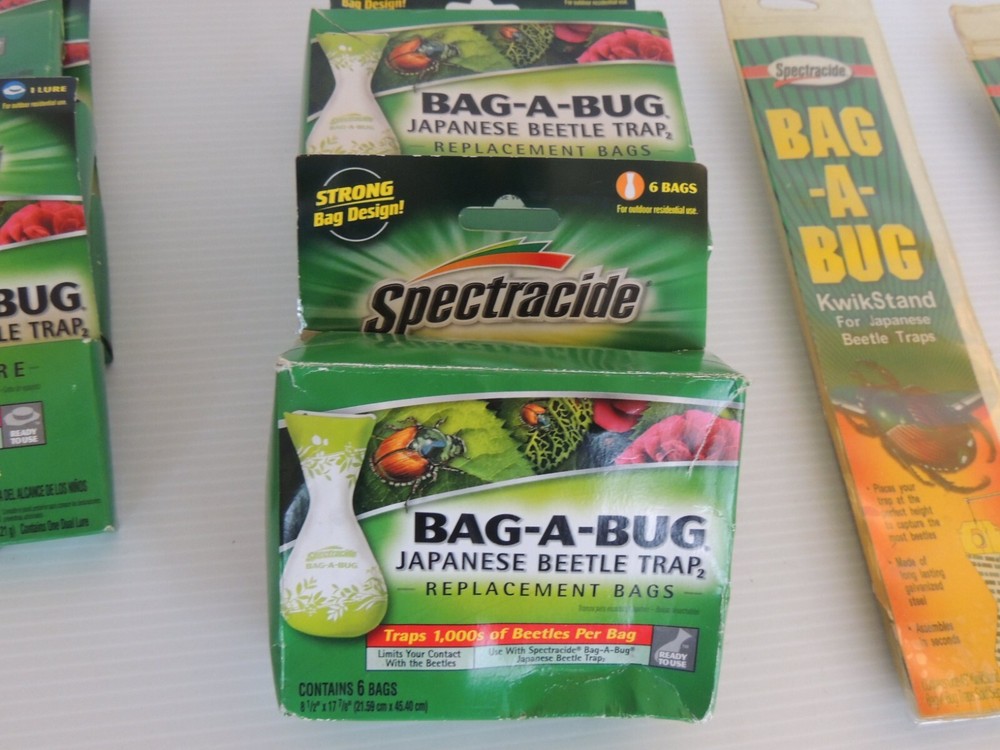 Spectracide Japanese Beetle Trap Bag A Bug Replacement Lure Bait 9 PC