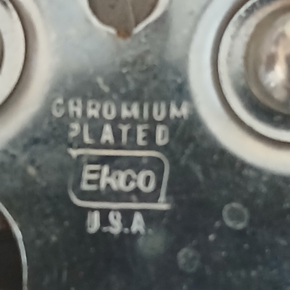 Vintage Ekco Knife Sharpener Chromium Plated