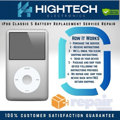 iPod Classic 5 Battery Replacement Service Repair
