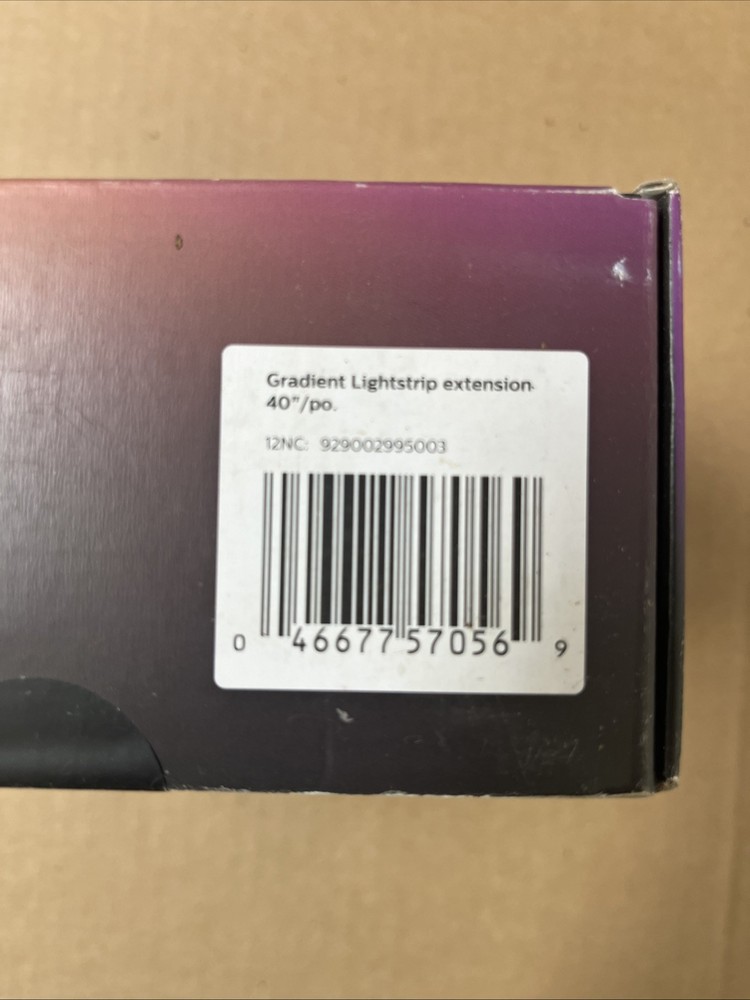 Philips Hue 3.3 ft. LED Smart Gradient Color Changing Strip Light Extension