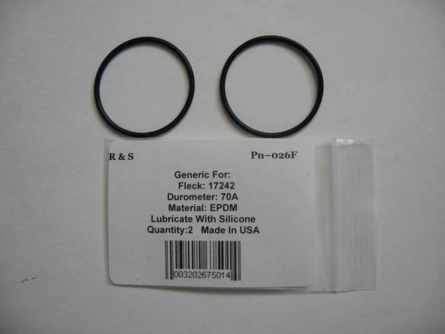2 Fleck 17242 o-rings / R&S 026F / FDA EPDM Material.(