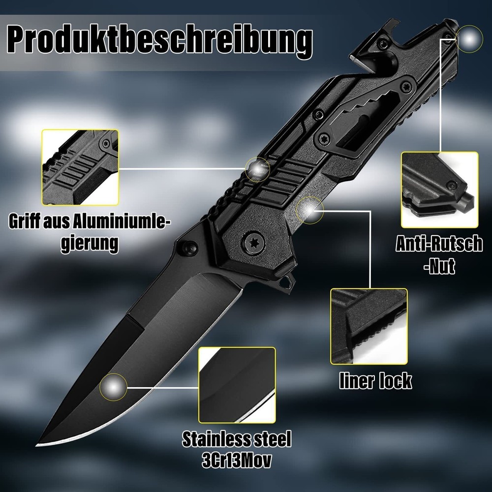 7.9" SPRING OPEN ASSISTED TACTICAL FOLDING POCKET KNIFE EDC Blade Tactical Tool