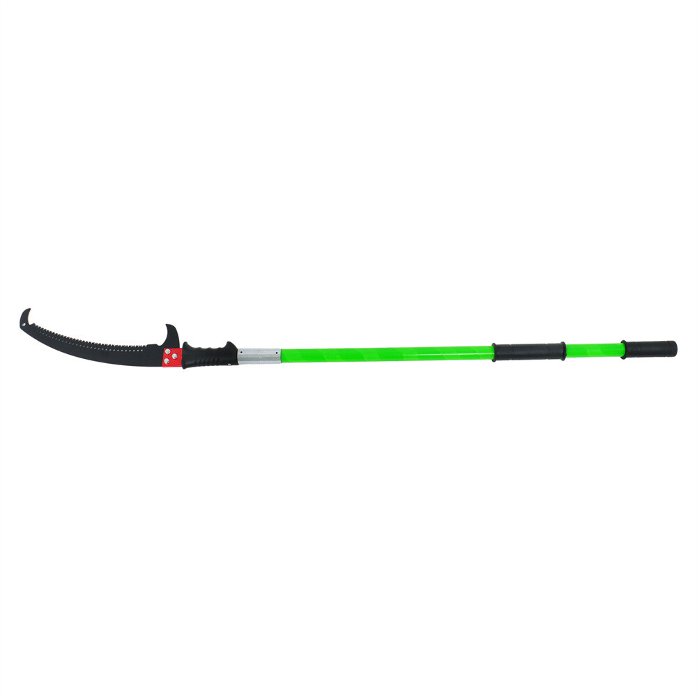 27 Feet Tree Pole Pruner Manual Branches Trimmer Tree Branch Garden Tools Green