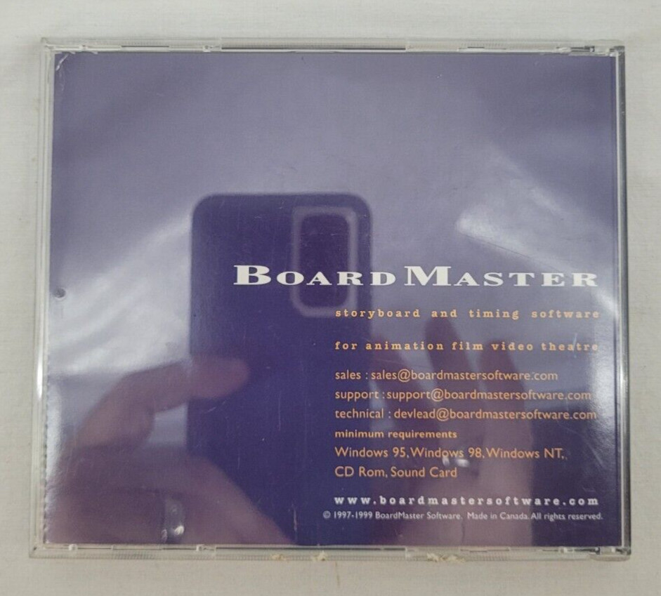 Board Master: Storybook & Timing Software ~ CD-ROM Ver. 1.0 ~ c.1999
