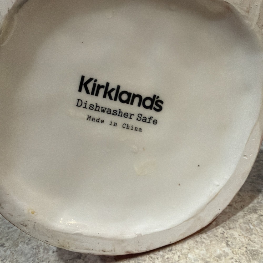 kirklands ceramic gnome pitcher