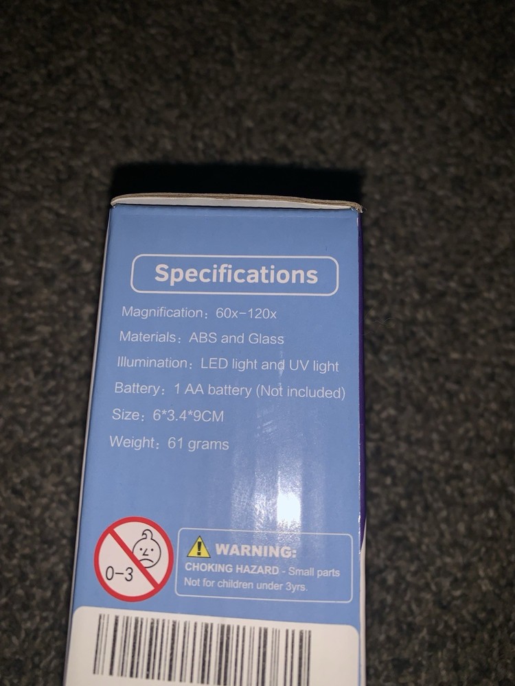 Lakwar Pocket Microscope New In Open Box