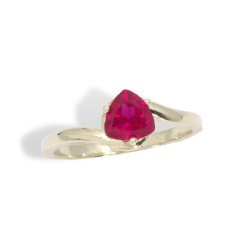 Trillion Swirl Pre-notched Ring Mounting