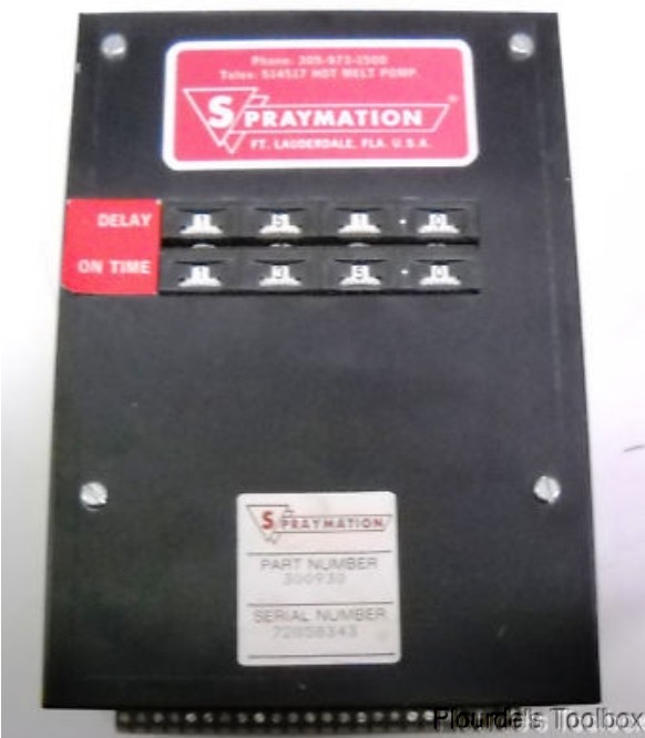 Used Spraymation Control Timer, 300930