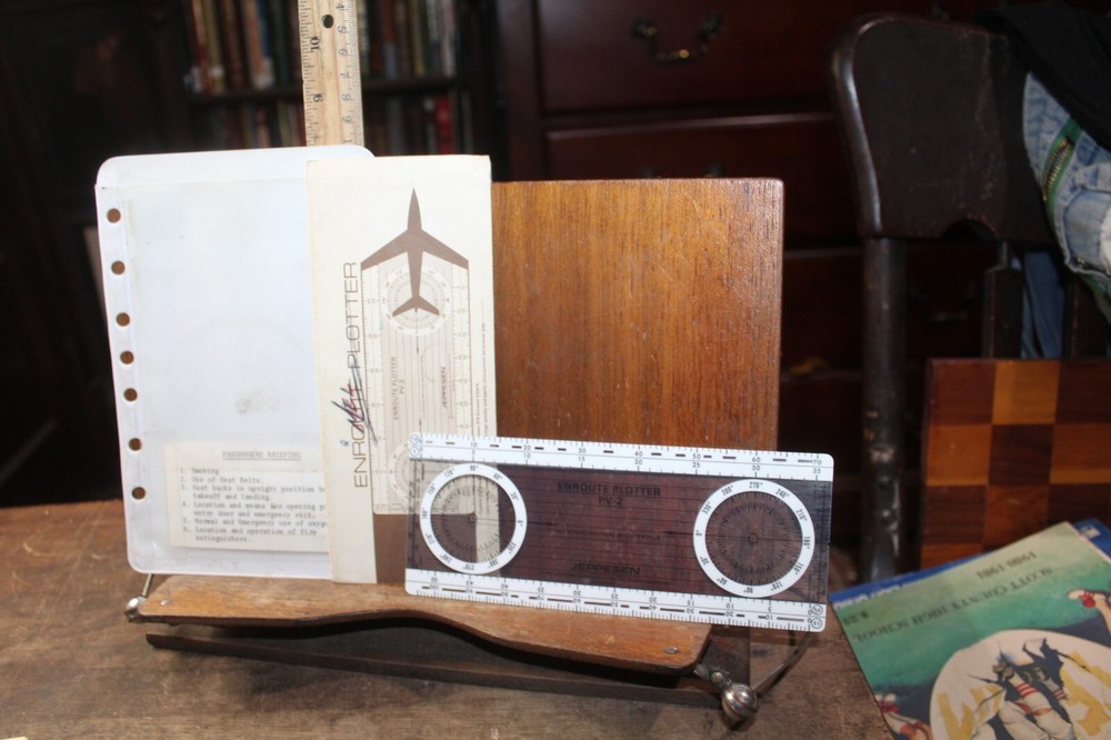 Vintage Enroute Plotter PV-2 Airplane Computer Slide Rule