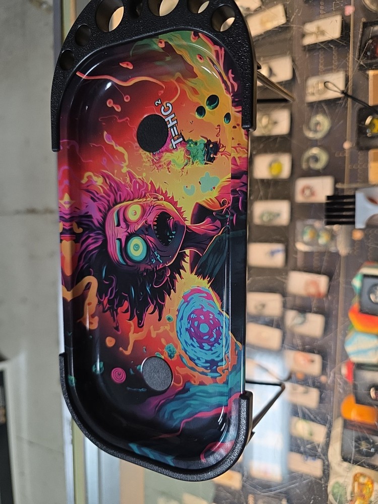 Foldable Stand Rolling Tray Console - Trippin Trip With Accessorys