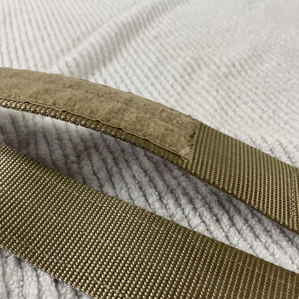 Spec Ops Military Tactical Belt Tan Nylon Hook Loop USA Made Adjustable