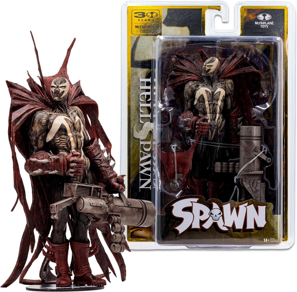 McFarlane Toys 30th Anniv. - Hellspawn 2-7" Spawn (Digitally Remastered)...