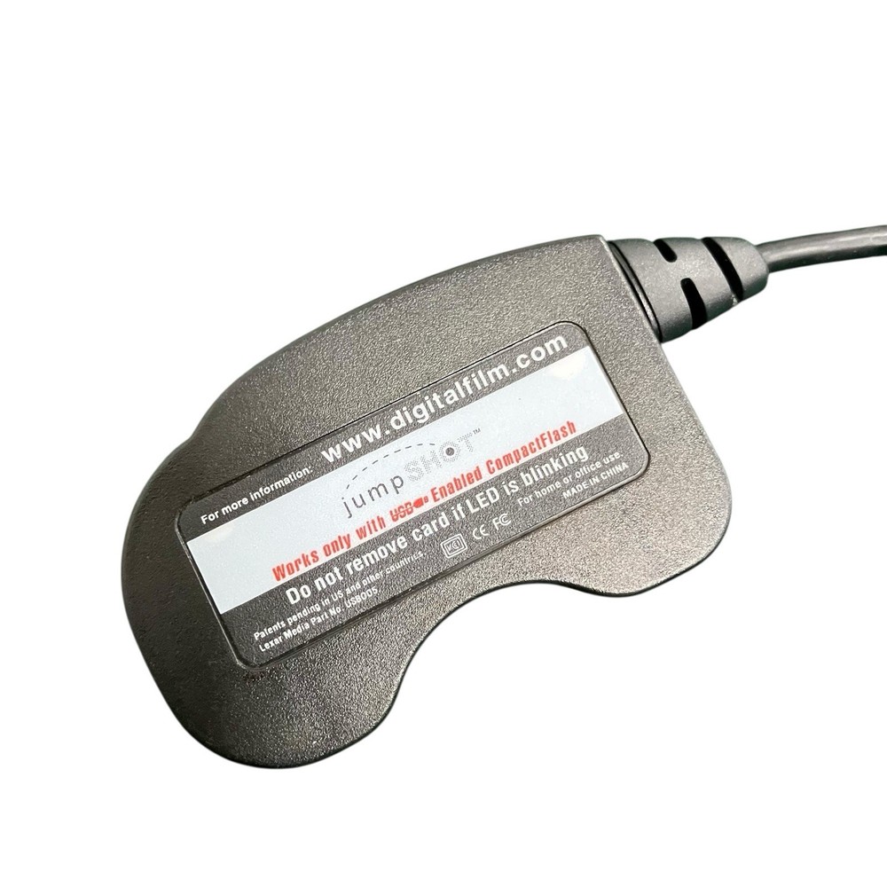 Lexar JumpShot Digital Compact Flash Card Reader USB USB005 Black