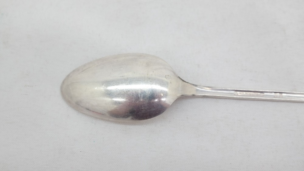 Wm Rogers Desire Pattern Silverplate Iced Tea Spoon TF