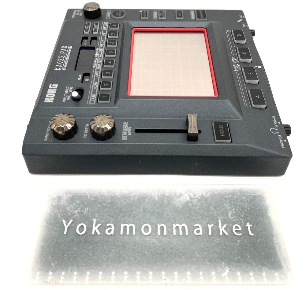 KORG KP3 Kaoss Pad Effect Sampler Module With AC Adapter Used