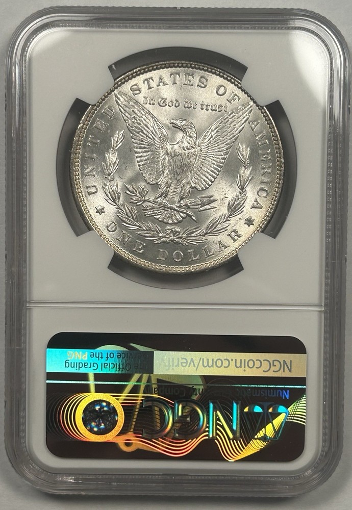 1896 Morgan Silver $1 Dollar Coin NGC MS 62