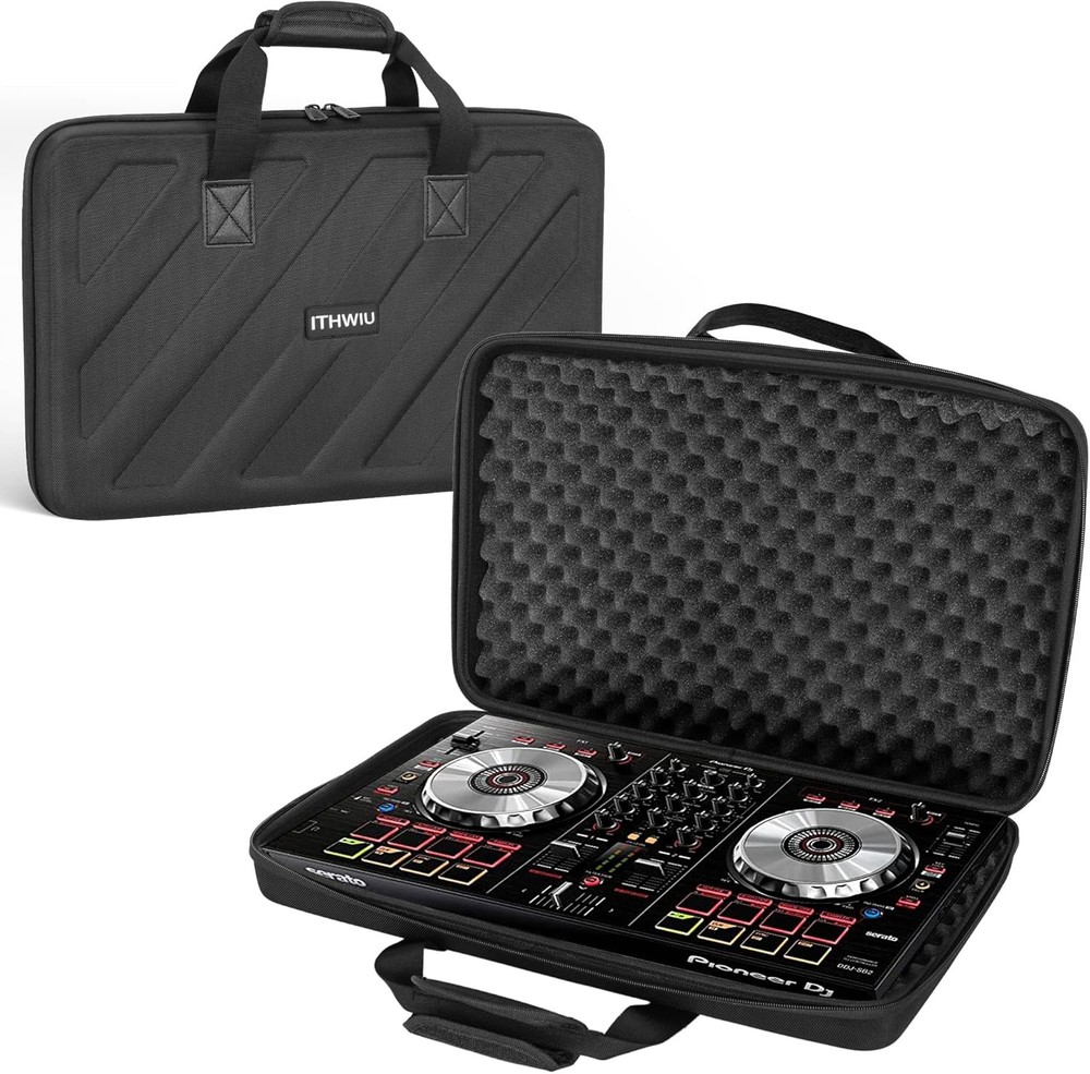 Molded Storage Case for DJ Gear with Protective Interior and External Dimensions