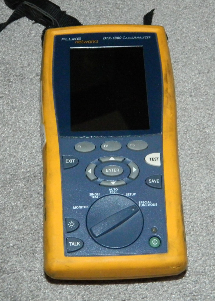 Fluke DTX-1800 Cable Analyzer with Remote Unit