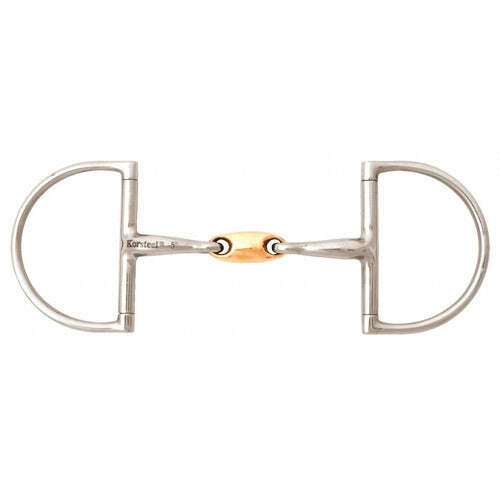 Korsteel Copper Oval Link Hunter Dee Snaffle