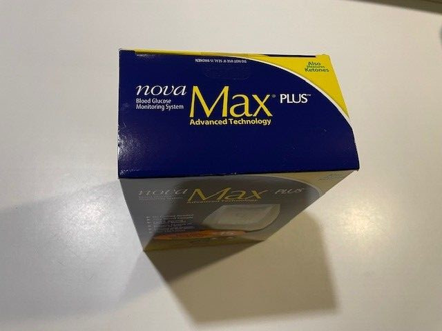 Nova Max Plus Blood Glucose Meter unopened box but EXP 2016
