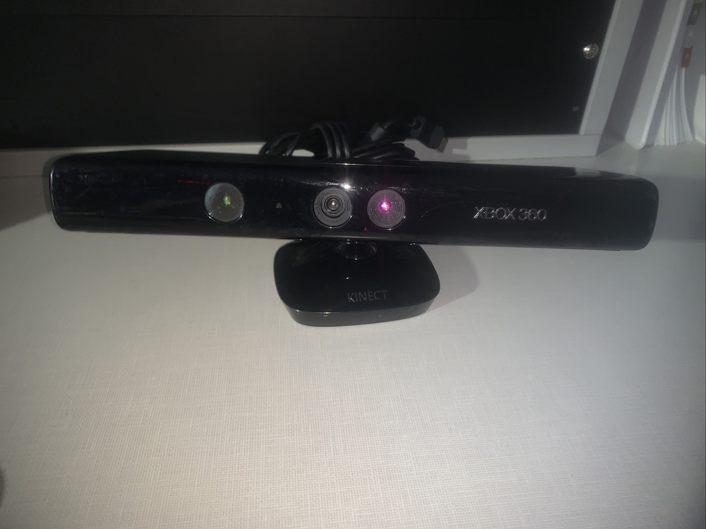 Microsoft Xbox 360 Kinect Sensor Bar Only Black Tested Working Gaming