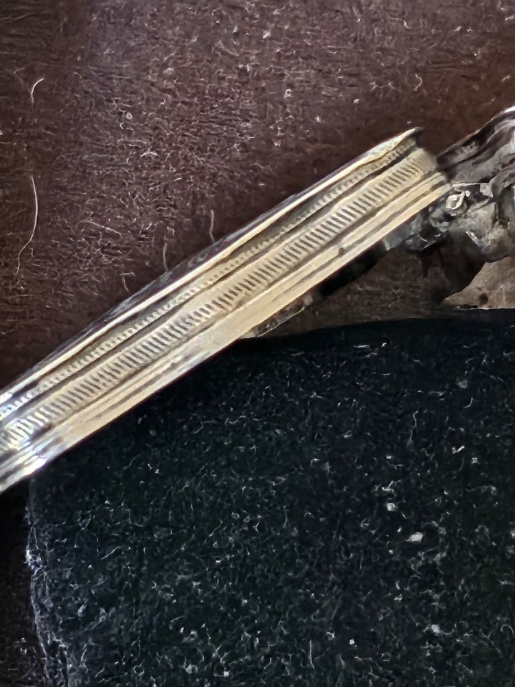 Beautiful Antique Solid 90 Silver Dutch Snuff Box Hallmarked 90 Minerva Head