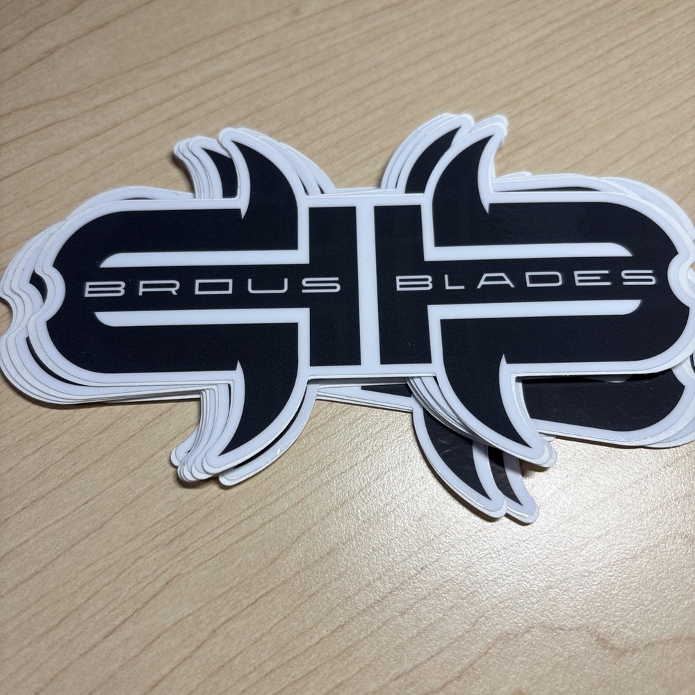 Brous Blades Stickers Lot