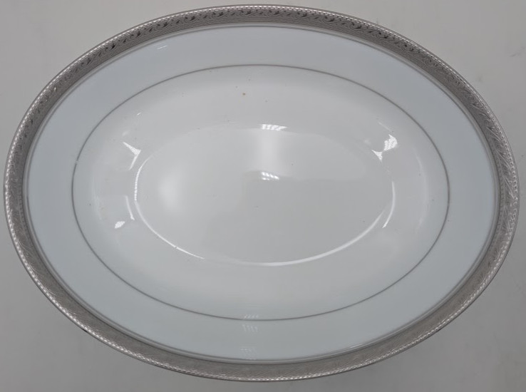 Noritake Crestwood Platinum - 50 piece set- Missing One Cup