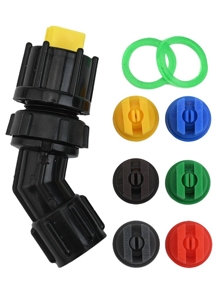 Compact Electric Sprayer Head Featuring 6 Adjustable Nozzle Tips for Gardens