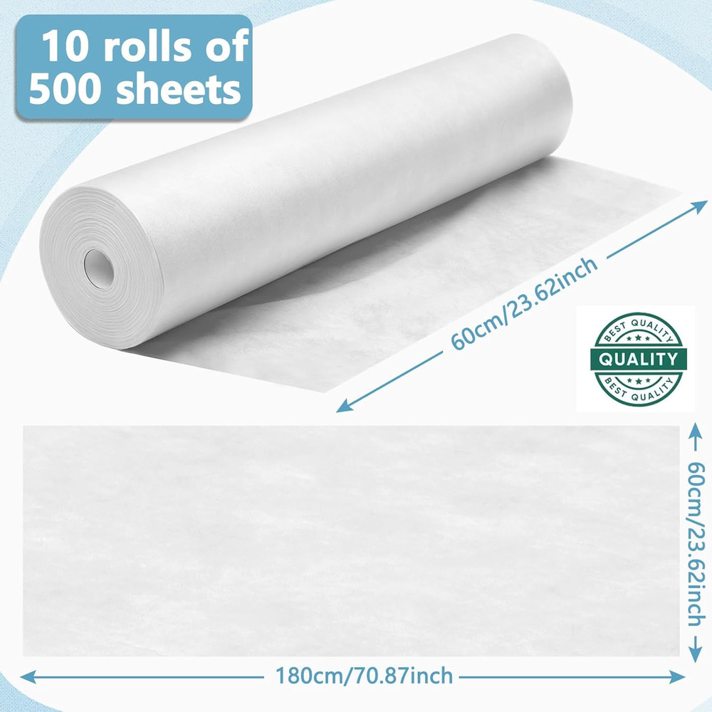 10 Rolls Disposable Non Woven Bed Sheets Massage Table Paper Covers Non Woven Fa