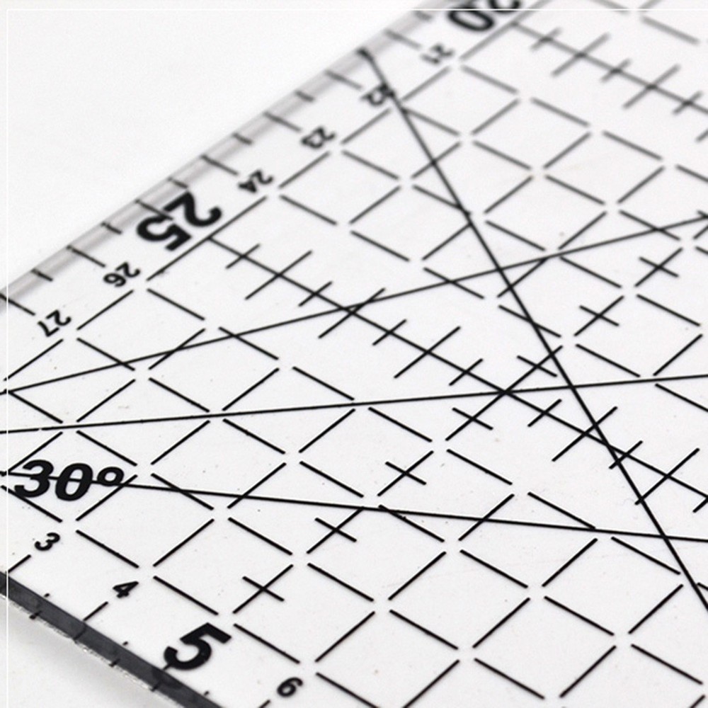 Patchwork Sewing Craft Tool Multifunctional Portable Ruler Hemming for