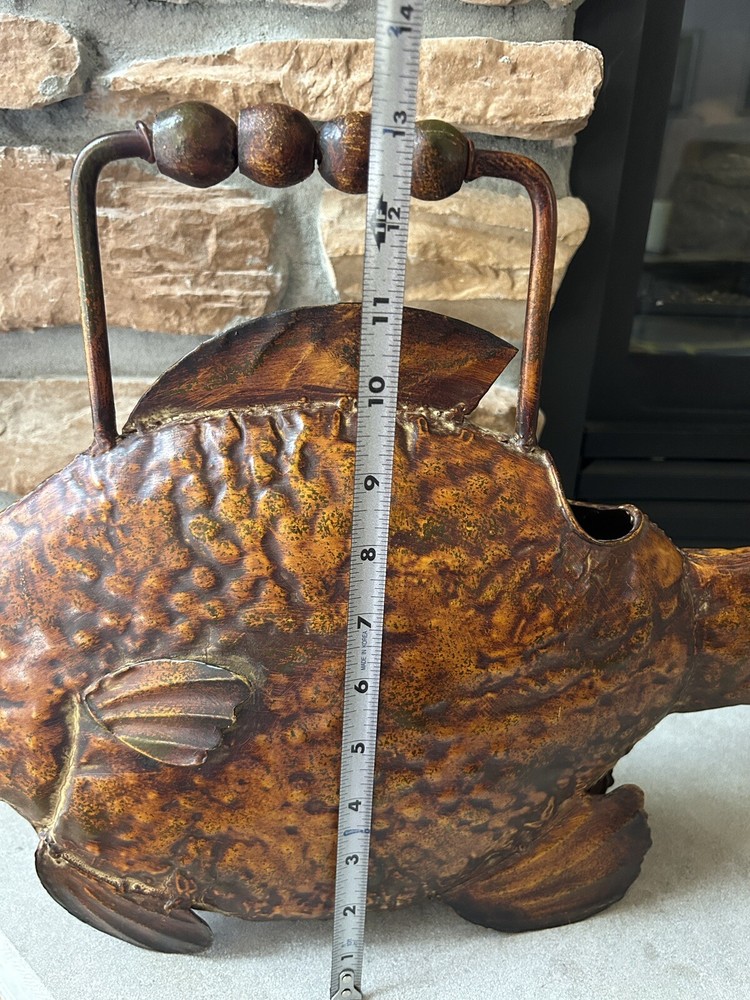 Whimsical Fish Watering Can Art