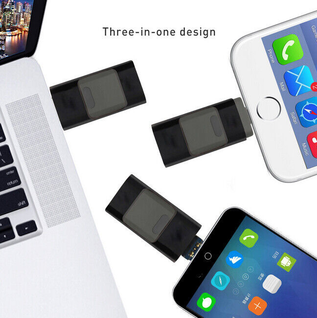 512GB 32GB USB Flash Drive External Storage Memory Stick For iPhone iPad Android