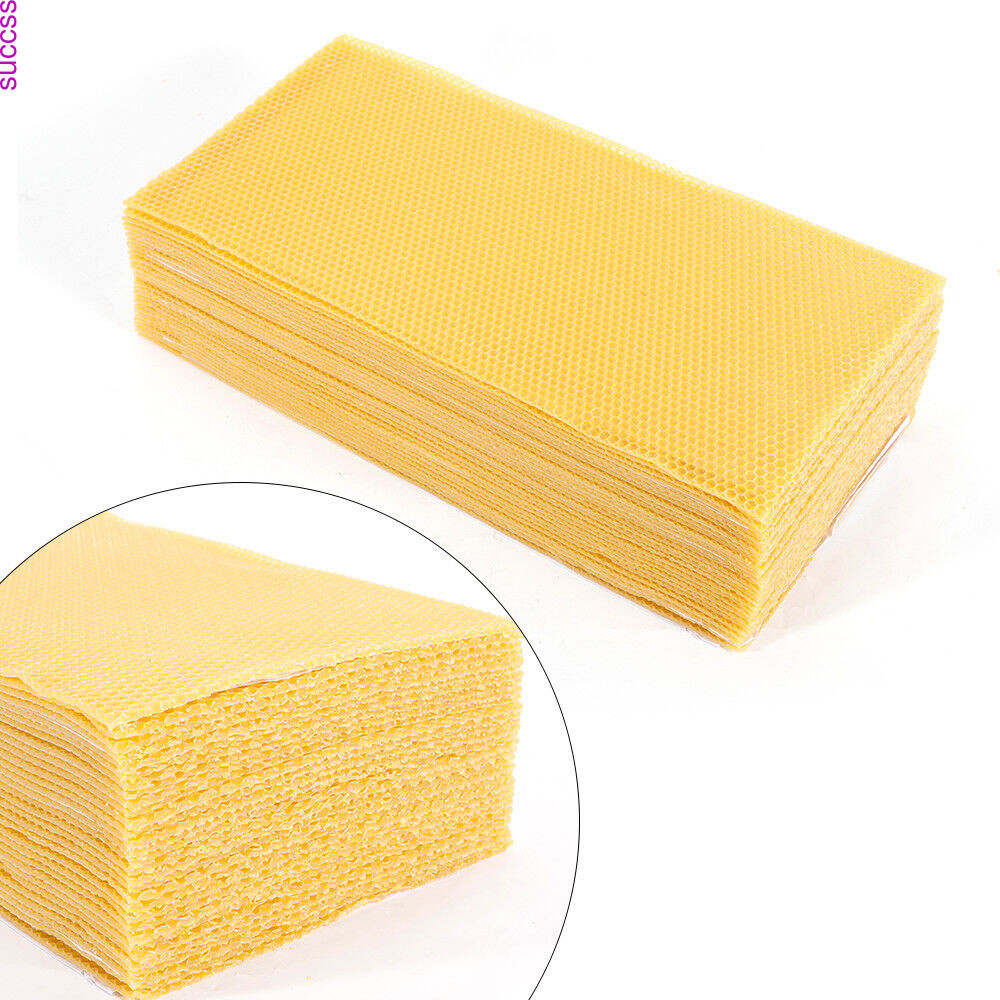 30 Honeycomb Sheets Bee Wax Foundation Beehive Frames for Beekeeping Brood Box